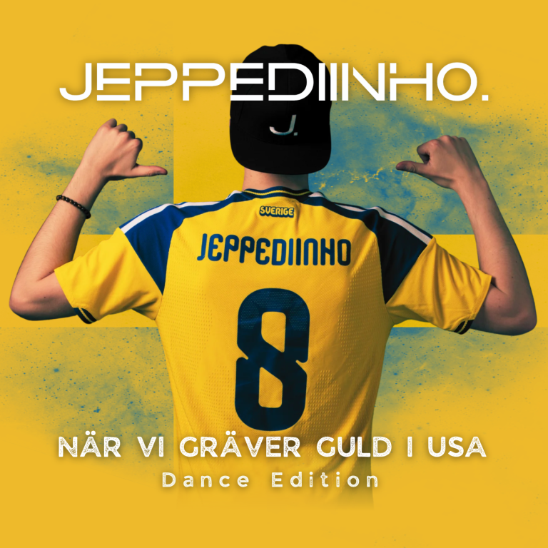 Jeppediinho Single - När vi gräver guld i USA Jeppediinho Single "När vi gräver guld i USA". Released in June 2026.